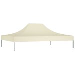 Vidaxl toit de tente de réception 4, 5x3 m crème 270 g / m² Vidaxl toit de tente de réception 4, 5x3 m crème 270 g / m²