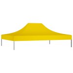 Vidaxl toit de tente de réception 4x3 m jaune 270 g / m² Vidaxl toit de tente de réception 4x3 m jaune 270 g / m²