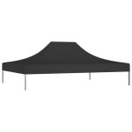 Vidaxl toit de tente de réception 4x3 m noir 270 g / m² Vidaxl toit de tente de réception 4x3 m noir 270 g / m²