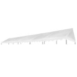 Vidaxl toit de tente de réception 5x10 m blanc 450 g / m² Vidaxl toit de tente de réception 5x10 m blanc 450 g / m²