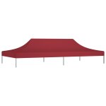 Vidaxl toit de tente de réception 6x3 m bordeaux 270 g / m² Vidaxl toit de tente de réception 6x3 m bordeaux 270 g / m²