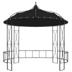 Vidaxl tonnelle 300 x 290 cm anthracite rond Vidaxl tonnelle 300 x 290 cm anthracite rond