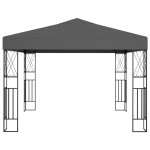 Vidaxl tonnelle 3x3 m anthracite tissu