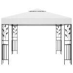 Vidaxl tonnelle 3x3 m blanc 180 g / m² Vidaxl tonnelle 3x3 m blanc 180 g / m²