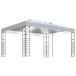 Vidaxl tonnelle avec guirlande lumineuse à led 4x3x2, 7 m blanc Vidaxl tonnelle avec guirlande lumineuse à led 4x3x2, 7 m blanc