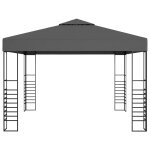 Vidaxl tonnelle de jardin 3 x 3 m anthracite Vidaxl tonnelle de jardin 3 x 3 m anthracite