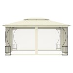 Vidaxl tonnelle avec moustiquaire 300x400x265 cm crme