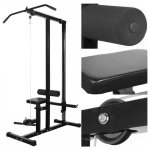 Vidaxl tour de musculation avec jeu d'haltres et poids 60, 5 kg