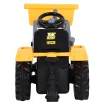 Vidaxl tracteur  pdales avec excavateur pour enfants jaune et noir