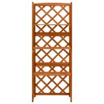 Vidaxl treillis avec tagres 55x30x140 cm bois de sapin massif