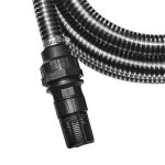 Vidaxl tuyau d'aspiration avec raccords 4 m 22 mm noir Vidaxl tuyau d'aspiration avec raccords 4 m 22 mm noir