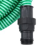Vidaxl tuyau d'aspiration avec raccords en pvc 10 m 22 mm vert Vidaxl tuyau d'aspiration avec raccords en pvc 10 m 22 mm vert