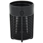 Vidaxl tuyau d'aspiration avec raccords en pvc 4 m 22 mm noir