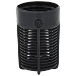 Vidaxl tuyau d'aspiration avec raccords en pvc 7 m 22 mm noir