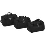 Vidaxl valise 3 pcs noir