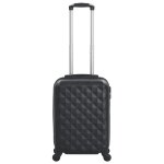 Vidaxl valise rigide noir abs Vidaxl valise rigide noir abs