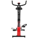 Vidaxl vélo d'appartement magnétique et mesure du pouls noir et rouge Vidaxl vélo d'appartement magnétique et mesure du pouls noir et rouge