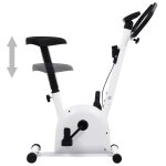 Vidaxl vélo d'appartement avec résistance à courroie blanc Vidaxl vélo d'appartement avec résistance à courroie blanc