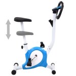 Vidaxl vélo d'appartement avec résistance à courroie bleu Vidaxl vélo d'appartement avec résistance à courroie bleu