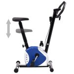 Vidaxl vélo d'appartement avec résistance à courroie bleu Vidaxl vélo d'appartement avec résistance à courroie bleu