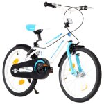 Vidaxl vlo pour enfants 18 pouces bleu et blanc