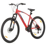 Vidaxl vlo de montagne 21 vitesses roues 29 pouces cadre 48 cm rouge