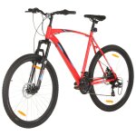 Vidaxl vlo de montagne 21 vitesses roues 29 pouces cadre 53 cm rouge