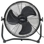 Vidaxl ventilateur de sol 3 vitesses 45 cm 60 w noir