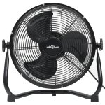 Vidaxl ventilateur de sol 3 vitesses 60 cm 120 w noir