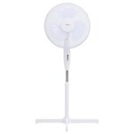 Vidaxl ventilateur sur pied ?40 cm 120 cm blanc