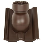 Vidaxl ventilateur de toit marron