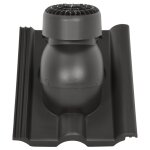 Vidaxl ventilateur de toit noir