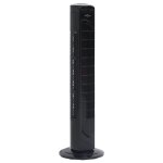 Vidaxl ventilateur tour avec tlcommande et minuterie ?24x80 cm noir