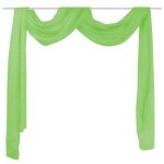 Vidaxl voilage drap vert 140 x 600 cm