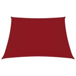 Vidaxl voile de parasol tissu oxford carr� 2x2 m rouge