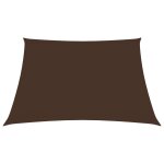 Vidaxl voile de parasol tissu oxford carré 3x3 m marron Vidaxl voile de parasol tissu oxford carré 3x3 m marron