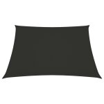 Vidaxl voile de parasol tissu oxford carr 4, 5x4, 5 m anthracite