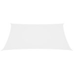 Vidaxl voile de parasol tissu oxford carr� 4x4 m blanc