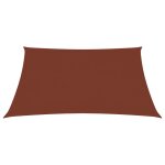 Vidaxl voile parasol tissu oxford rectangulaire 2, 5x3, 5 m terre cuite