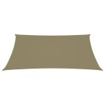 Vidaxl voile de parasol tissu oxford rectangulaire 2, 5x4 m beige Vidaxl voile de parasol tissu oxford rectangulaire 2, 5x4 m beige