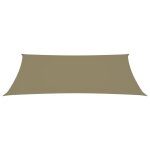 Vidaxl voile de parasol tissu oxford rectangulaire 2, 5x5 m beige Vidaxl voile de parasol tissu oxford rectangulaire 2, 5x5 m beige