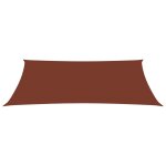 Vidaxl voile de parasol tissu oxford rectangulaire 2, 5x5 m terre cuite