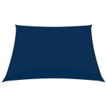 Vidaxl voile de parasol tissu oxford rectangulaire 2x2, 5 m bleu
