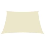 Vidaxl voile de parasol tissu oxford rectangulaire 2x2, 5 m cr�me