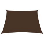 Vidaxl voile de parasol tissu oxford rectangulaire 2x2, 5 m marron