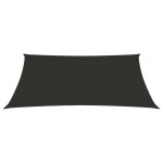 Vidaxl voile de parasol tissu oxford rectangulaire 2x3, 5 m anthracite