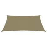 Vidaxl voile de parasol tissu oxford rectangulaire 2x3, 5 m beige Vidaxl voile de parasol tissu oxford rectangulaire 2x3, 5 m beige