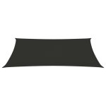 Vidaxl voile de parasol tissu oxford rectangulaire 2x4, 5 m anthracite