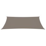Vidaxl voile de parasol tissu oxford rectangulaire 2x5 m taupe