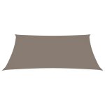Vidaxl voile de parasol tissu oxford rectangulaire 3x4, 5 m taupe